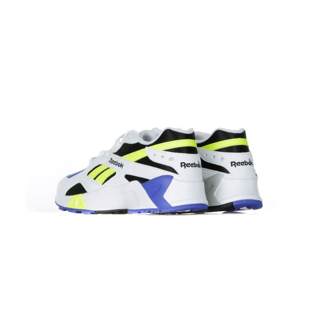SCARPA BASSA AZTREK WHITE/BLACK/COBALT/YELLOW