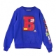 FELPA GIROCOLLO BIG B CREW BLUE