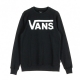 CLASSIC CREW NECK SWEATSHIRT BLACK / WHITE