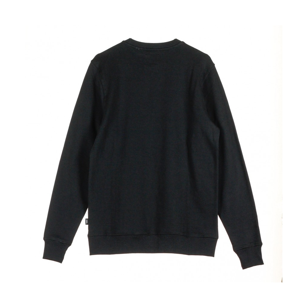 FELPA GIROCOLLO CLASSIC CREW BLACK/WHITE