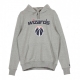 SWEATSHIRT TEAM LOGO PO HOODY WASWIZ LIGHT GRAY HEATHER