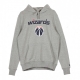 SWEATSHIRT TEAM LOGO PO HOODY WASWIZ LIGHT GRAY HEATHER