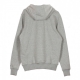 FELPA CAPPUCCIO TEAM LOGO PO HOODY WASWIZ LIGHT GREY HEATHER