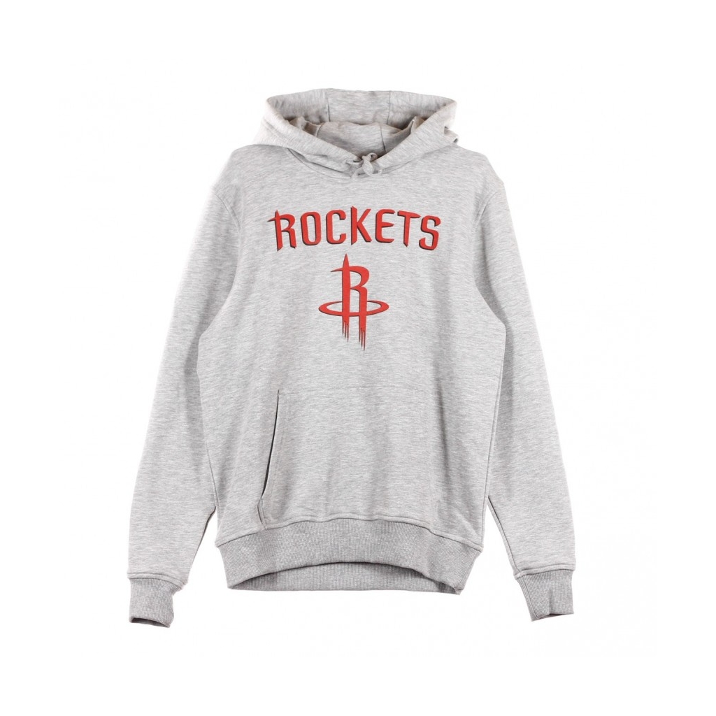 FELPA CAPPUCCIO TEAM LOGO PO HOODY HOUROC LIGHT GREY HEATHER