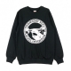 HAMMERHEAD BLACK / WHITE NECK SWEATSHIRT