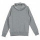 FELPA CAPPUCCIO BOX LOGO GREY HEATHER