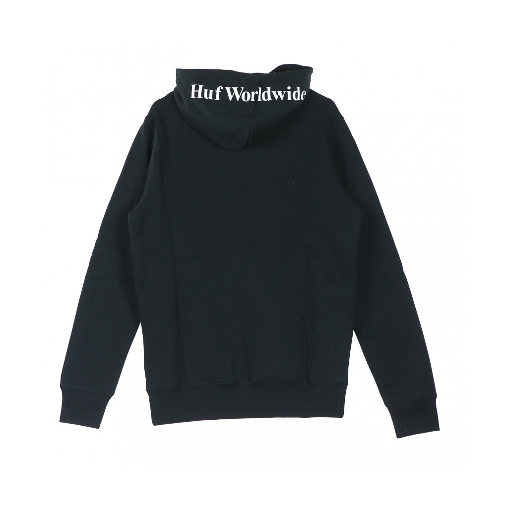 FELPA CAPPUCCIO BOX LOGO BLACK