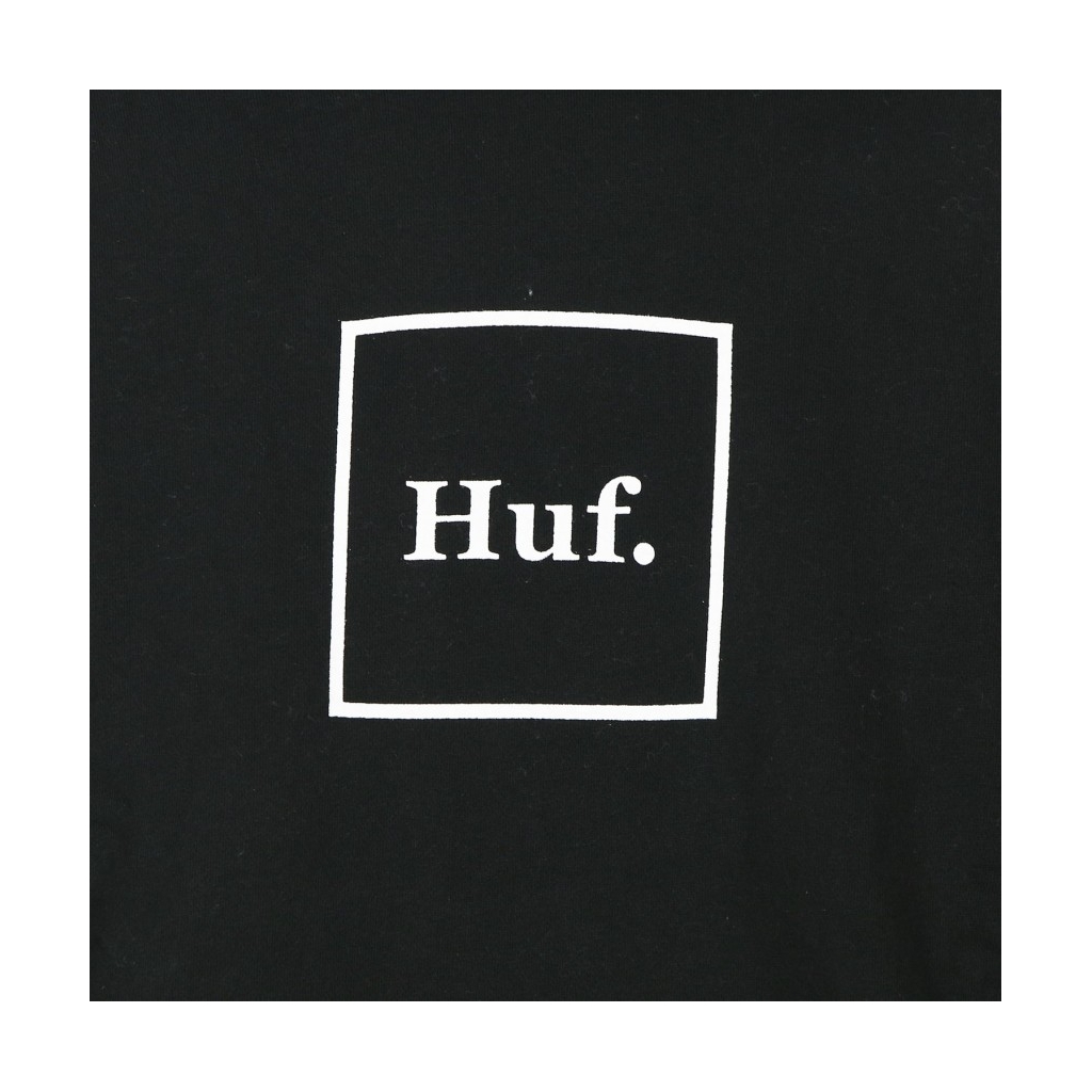 FELPA CAPPUCCIO BOX LOGO BLACK