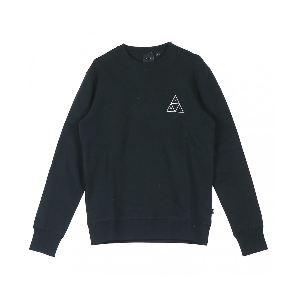 FELPA GIROCOLLO ESSENTIALS TT CREW BLACK