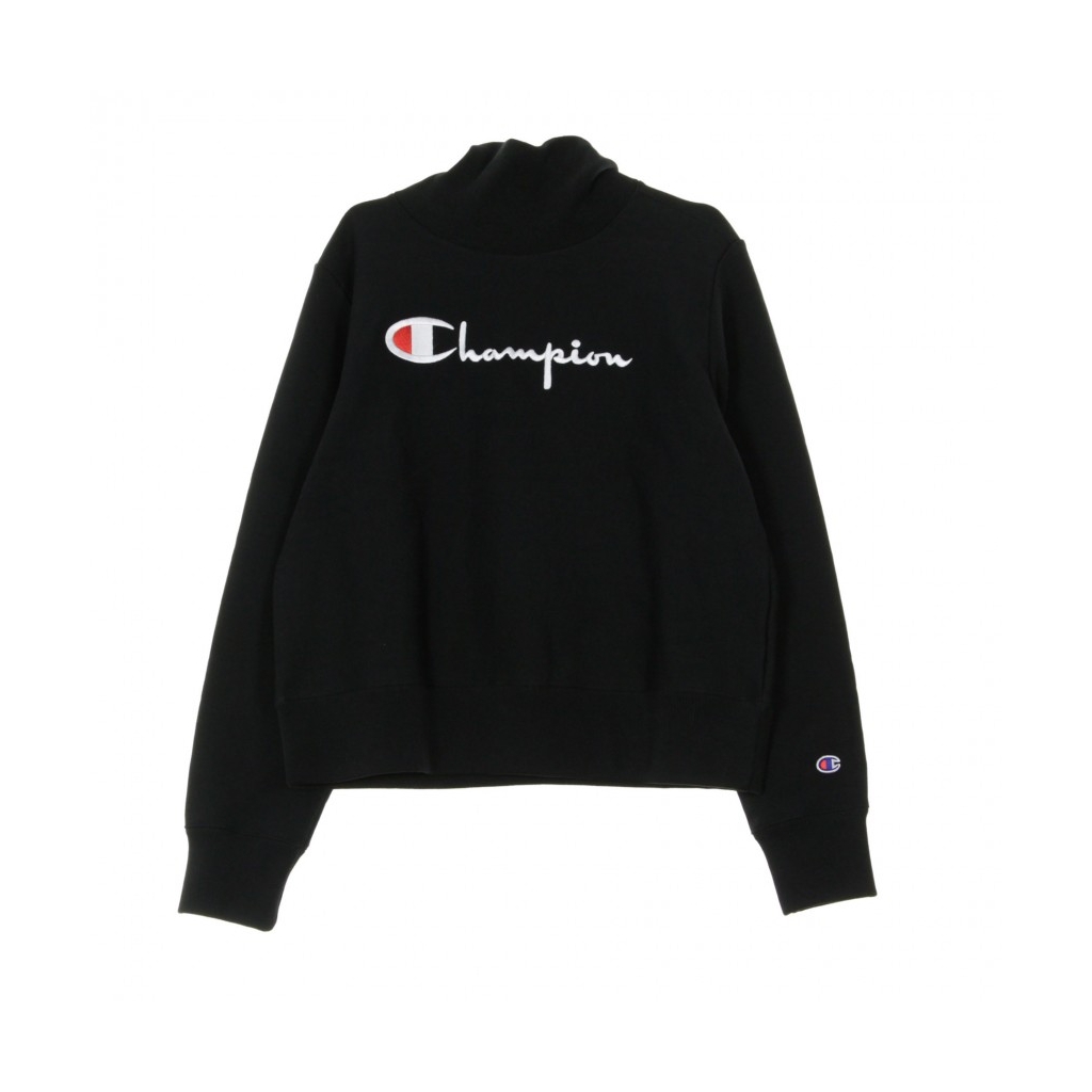 FELPA GIROCOLLO TURTLE NECK L/S SWEATSHIRT BLACK