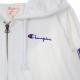 TRACK JACKET FULL ZIP TOP WHITE