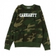 SWEAT COLLAR SWEAT CAMO LAUREL / WEISSES SWEATSHIRT