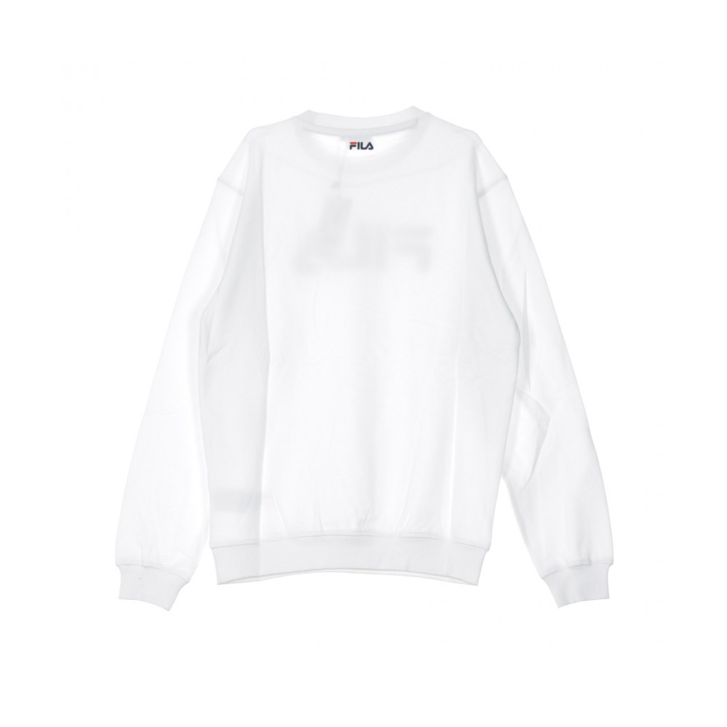 FELPA GIROCOLLO PURE CREW SWEAT BRIGHT WHITE