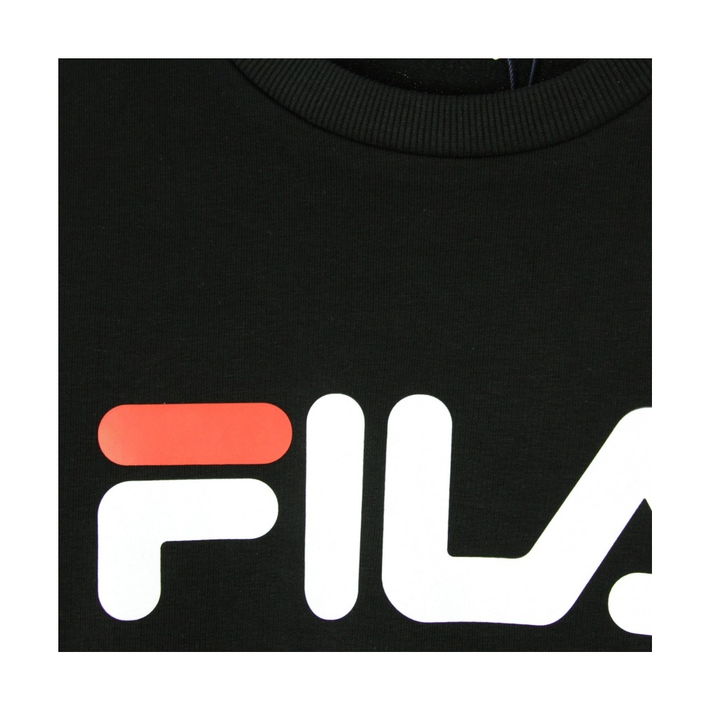 FELPA GIROCOLLO PURE CREW SWEAT BLACK