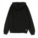 FELPA CAPPUCCIO CLASSIC PURE HOODY KANGAROO BLACK