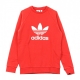 CREW NECK SWEATSHIRT TREFOIL CREW COLLEGIATE RED