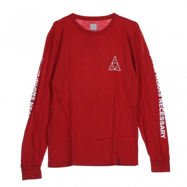 MAGLIETTA MANICHE LUNGHE ESSENTIALS TT L/S RESORT RED