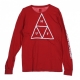 MAGLIETTA MANICHE LUNGHE ESSENTIALS TT L/S RESORT RED