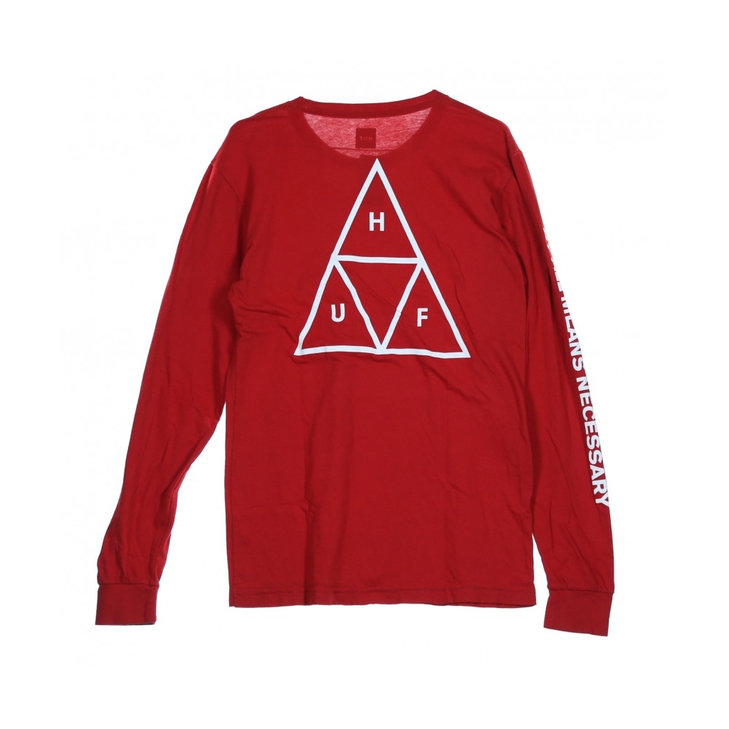 MAGLIETTA MANICHE LUNGHE ESSENTIALS TT L/S RESORT RED