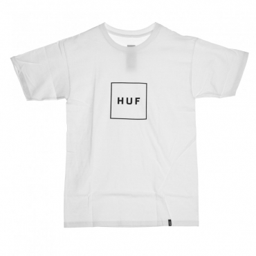MAGLIETTA ESSENTIALS BOX LOGO WHITE