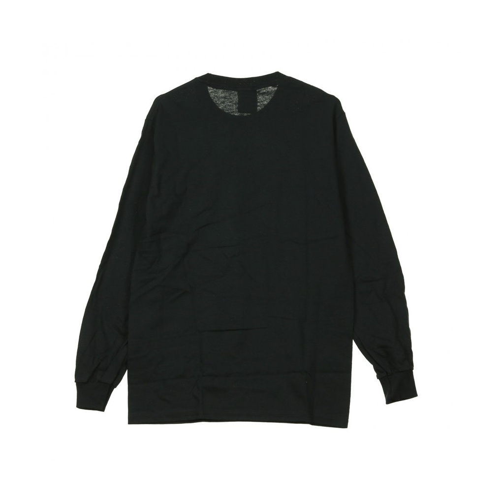 MAGLIETTA MANICHE LUNGHE FLAME L/S BLACK