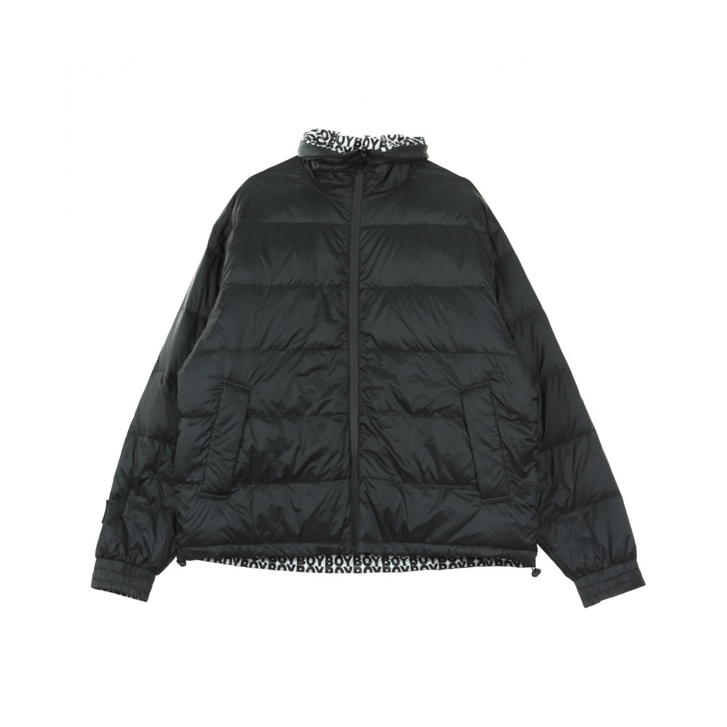 PIUMINO STRIPE EAGLE DOWN REVERSIBLE BLACK