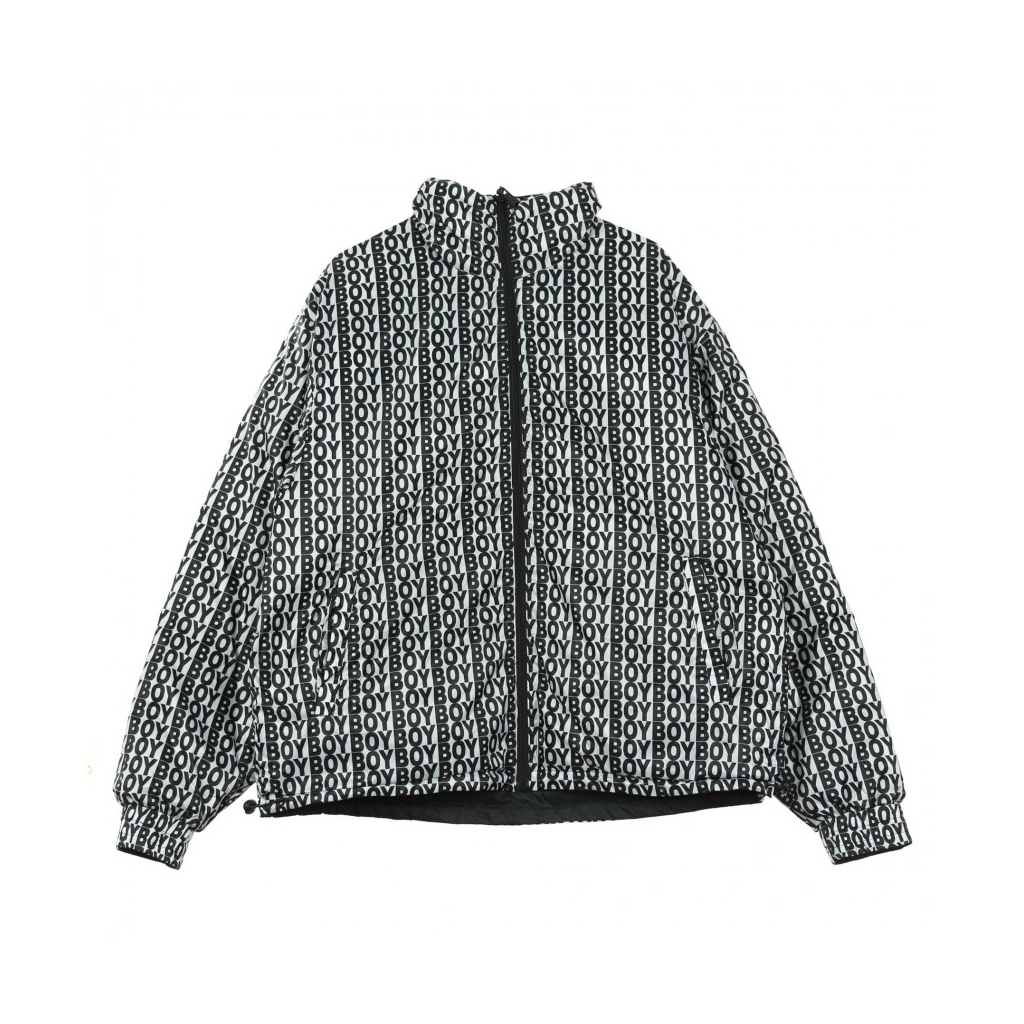 PIUMINO STRIPE EAGLE DOWN REVERSIBLE BLACK