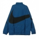 WINDBREAKER VW SWOOSH WVN HLFZIP JKT BLUE FORCE/BLACK/BLUE FORCE/BLACK