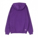 FELPA CAPPUCCIO CLASSIC PURE HOODY KANGAROO TILLANDSIA PURPLE