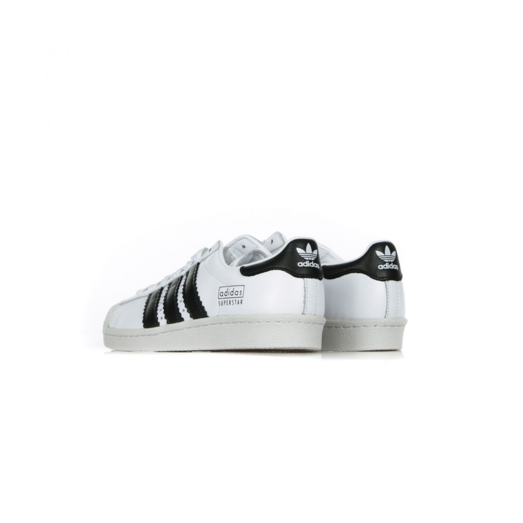 SCARPA BASSA SUPERSTAR 80S WHITE/CORE BLACK/WHITE