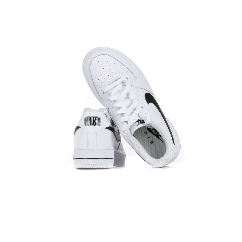 AIR FORCE LOW SHOE 1 3 GS WHITE BLACK AIR FORCE LOW SHOE 1 3 GS WHITE BLACK
