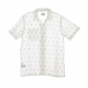 CAMICIA MANICA CORTA SYMBOLISM WOVEN WHITE MULTI