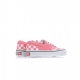 SCARPA BASSA ERA CHECKERBOARD/STRAWBERRY/WHITE