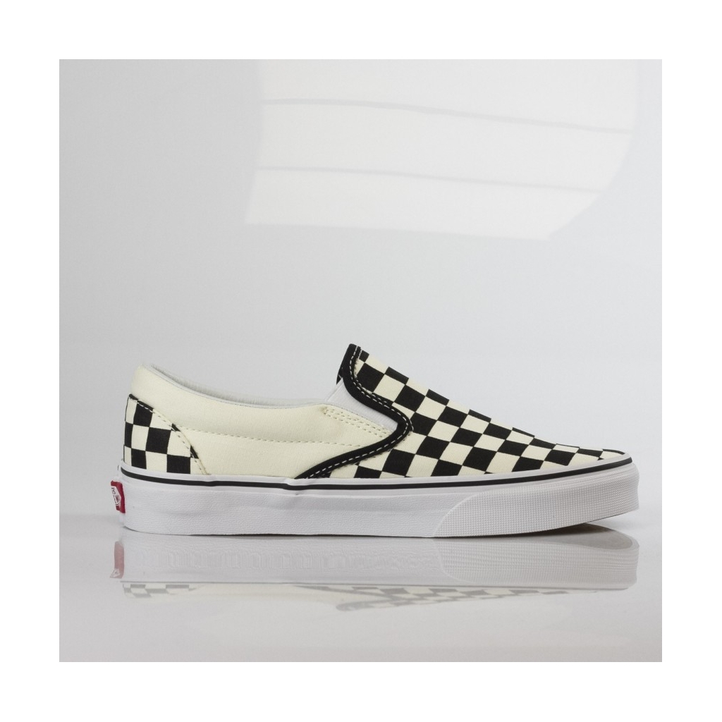 CLASSIC SLIP-ON SHOE BLACK / WHITE / WHITE