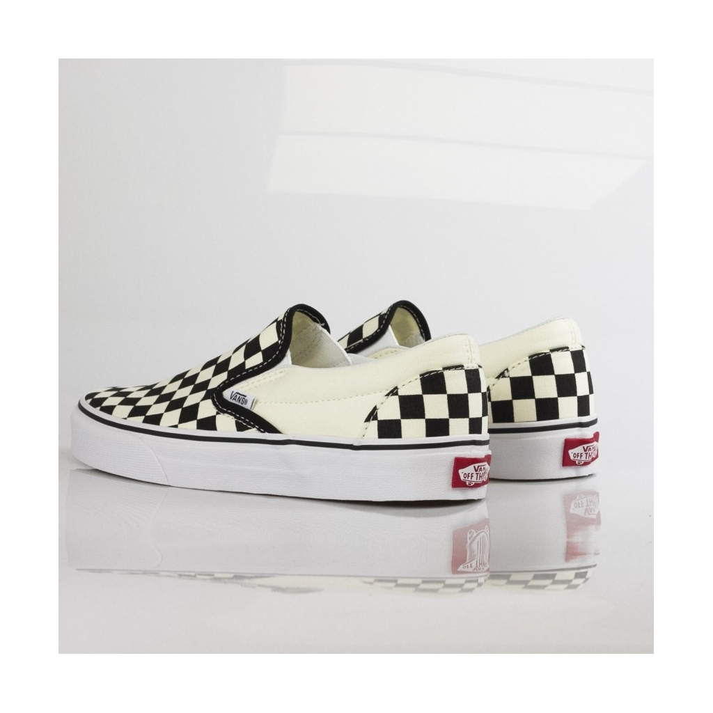 CLASSIC SLIP-ON SHOE BLACK / WHITE / WHITE