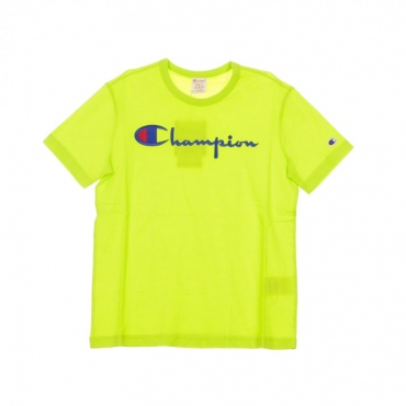 MAGLIETTA CREWNECK TEE FLUO GREEN