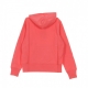 FELPA CAPPUCCIO HOODED SWEATSHIRT PINK