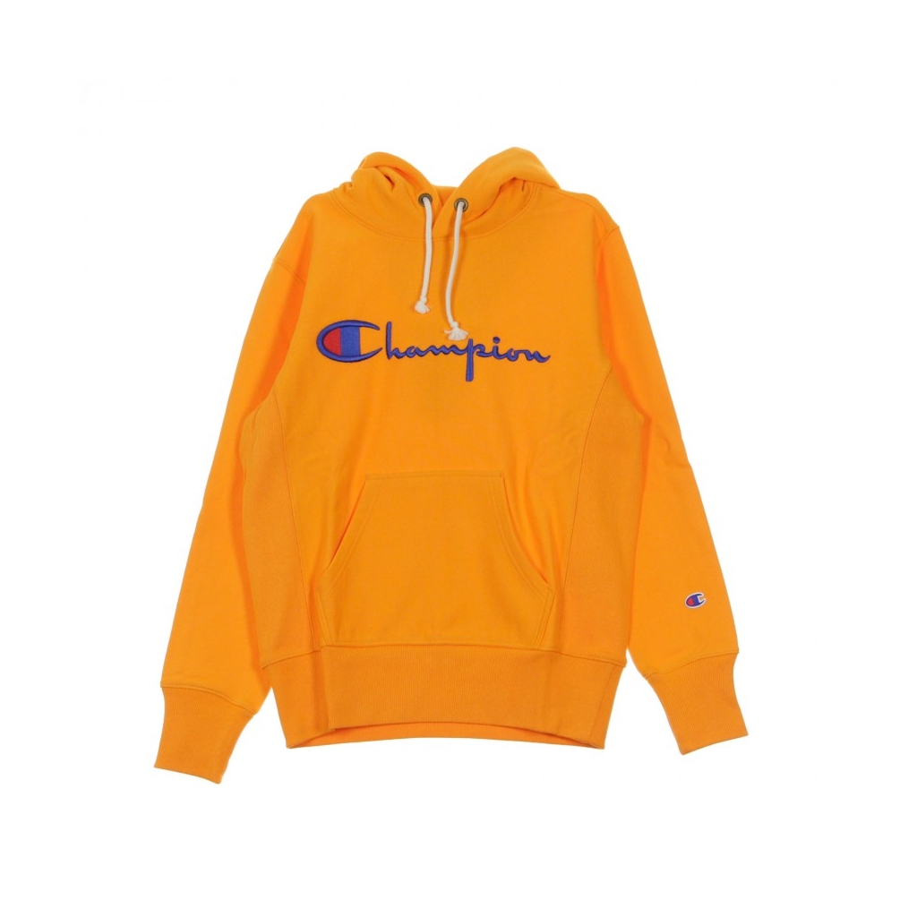 FELPA CAPPUCCIO HOODED SWEATSHIRT LIGHT ORANGE