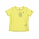 MAGLIETTA CREWNECK TEE LIGHT YELLOW