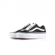 SCARPA BASSA OLD SKOOL PLATFORM BLACK/WHITE