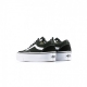 SCARPA BASSA OLD SKOOL PLATFORM BLACK/WHITE