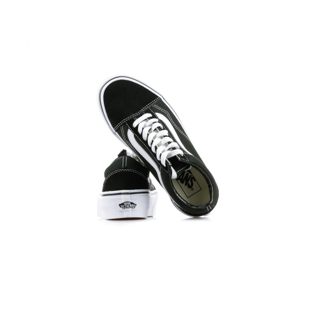 SCARPA BASSA OLD SKOOL PLATFORM BLACK/WHITE