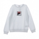 SWEATSHIRT NECK RIAN CREW BRIGHT WHITE