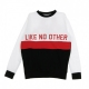 SWEATSHIRT NECKLACE AUTHENTIC BETHEK WEISS / SCHWARZ / ROT