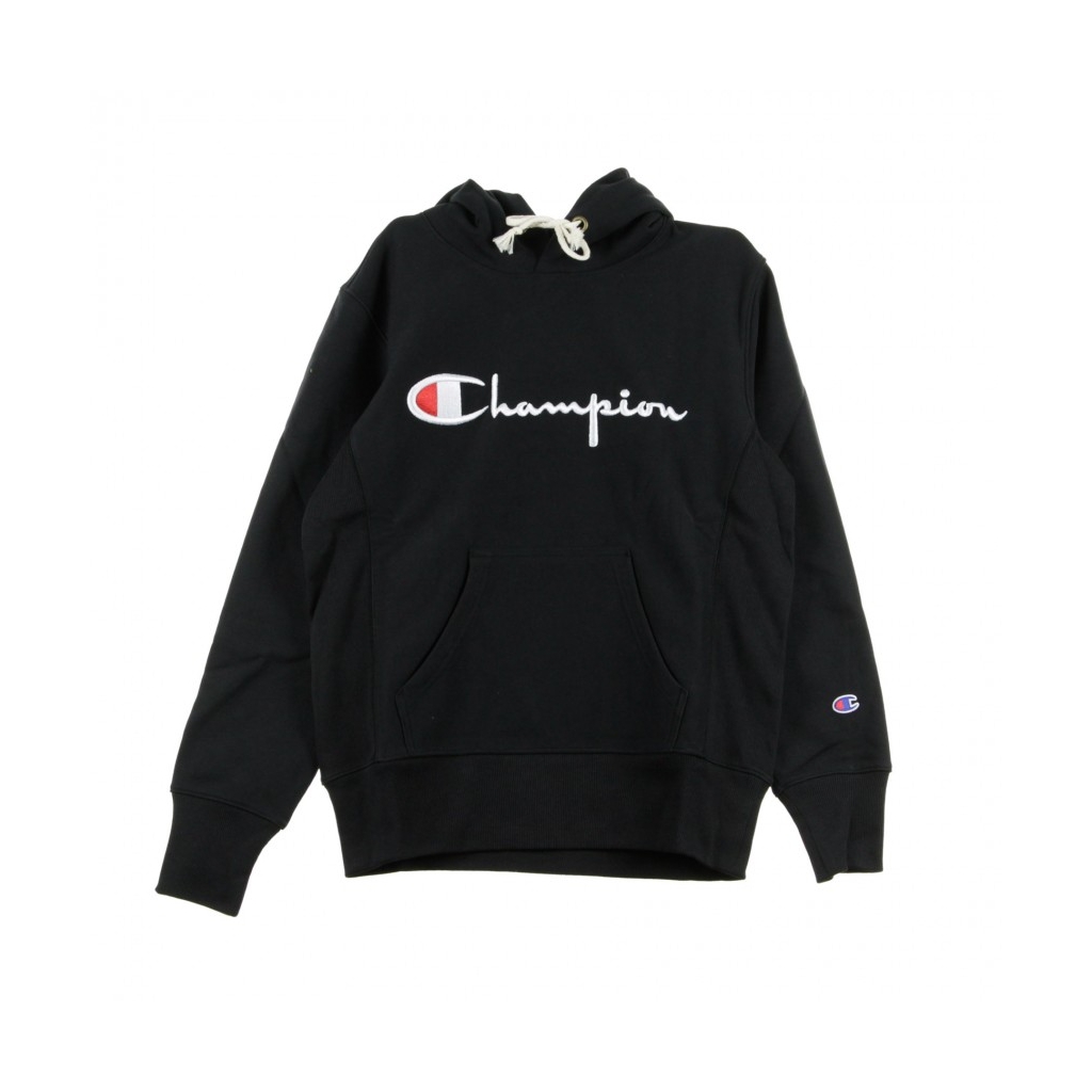 FELPA CAPPUCCIO HOODED SWEATSHIRT BLACK