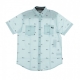 CAMICIA MANICA CORTA MARKET WOVEN TEAL