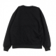 FELPA GIROCOLLO QUILTED CREWNECK BLACK