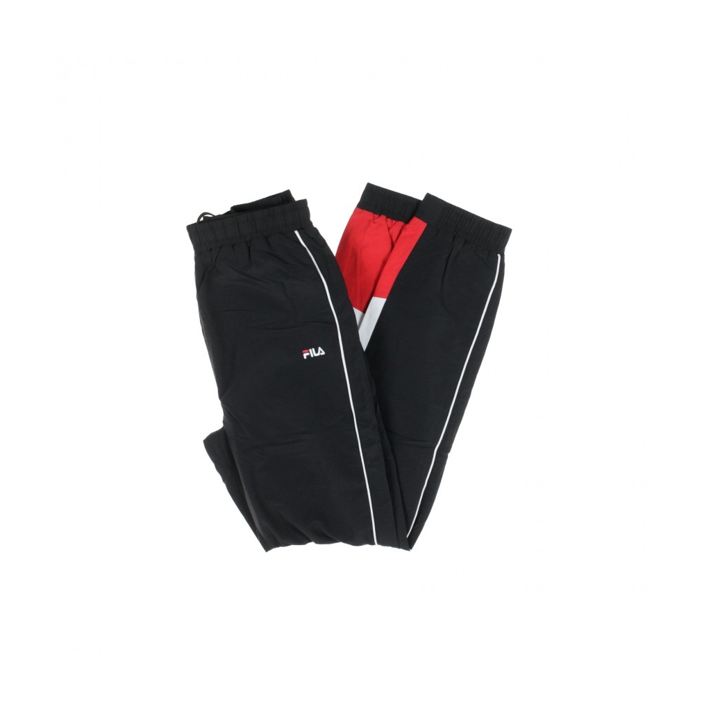 TRACK PANT TALMON WOVEN PANT BLACK/BRIGHT WHITE/TRUE RED