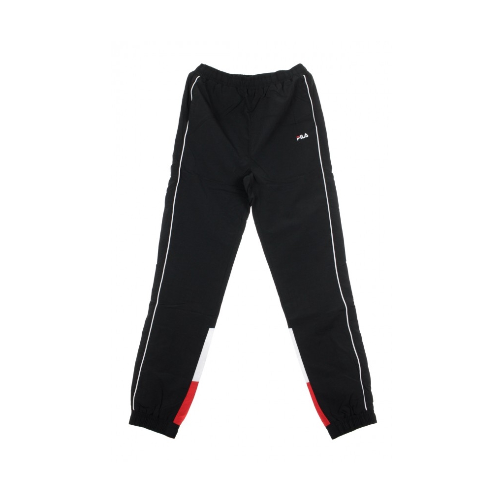 TRACK PANT TALMON WOVEN PANT BLACK/BRIGHT WHITE/TRUE RED