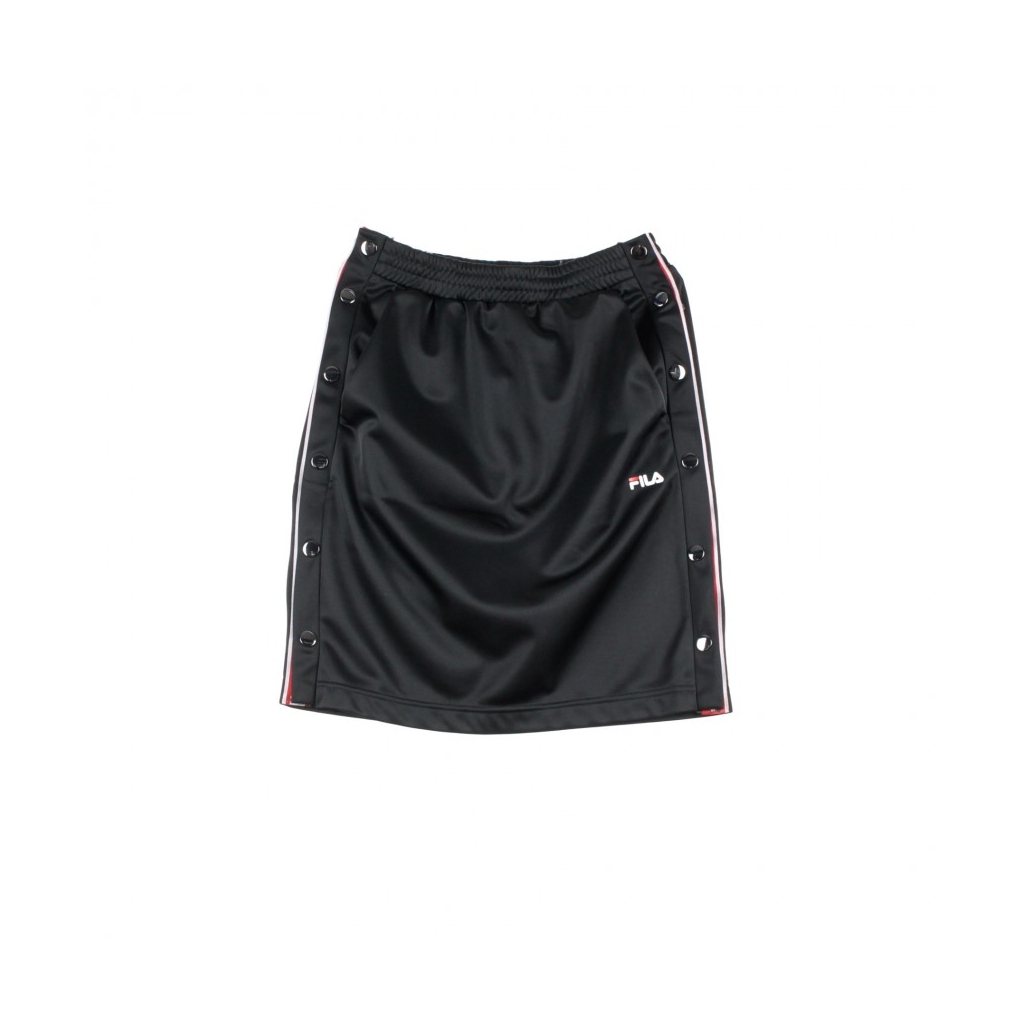 GONNA JENNA BUTTONED TRACK SKIRT BLACK